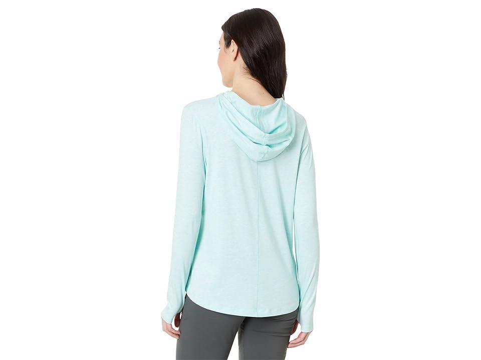 tasc Performance Recess Lightweight Hoodie (Serene Heather) Women's Clothing Product Image