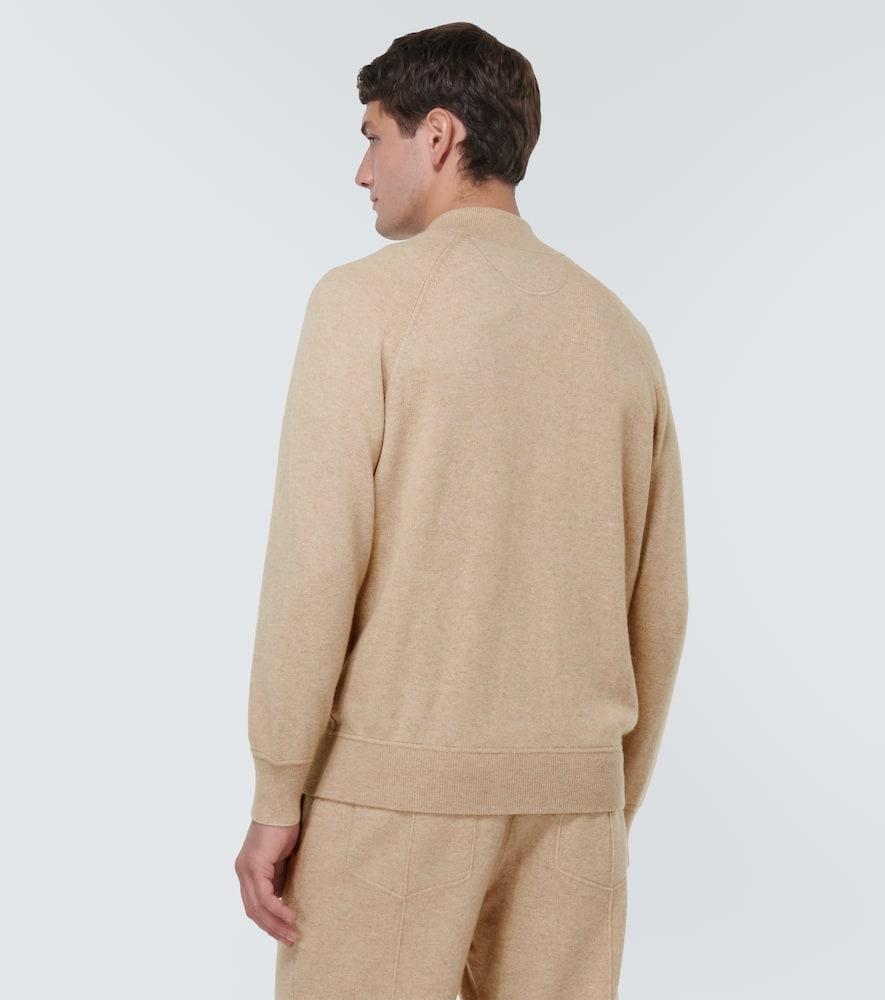 BRUNELLO CUCINELLI Cashmere Blouson Jacket In Beige Product Image