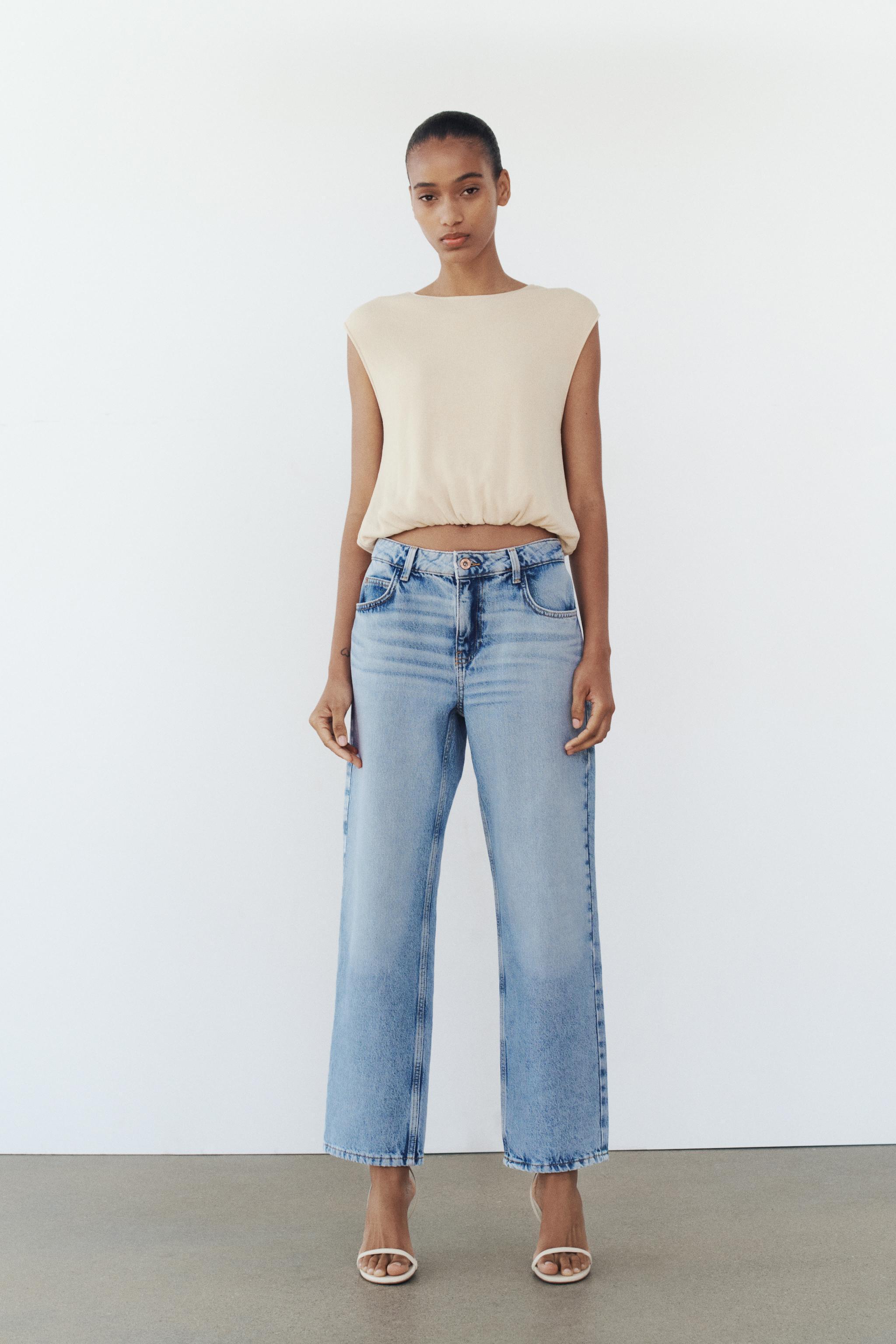 Z1975 HIGH-WAISTED CROPPED STRAIGHT JEANS Product Image