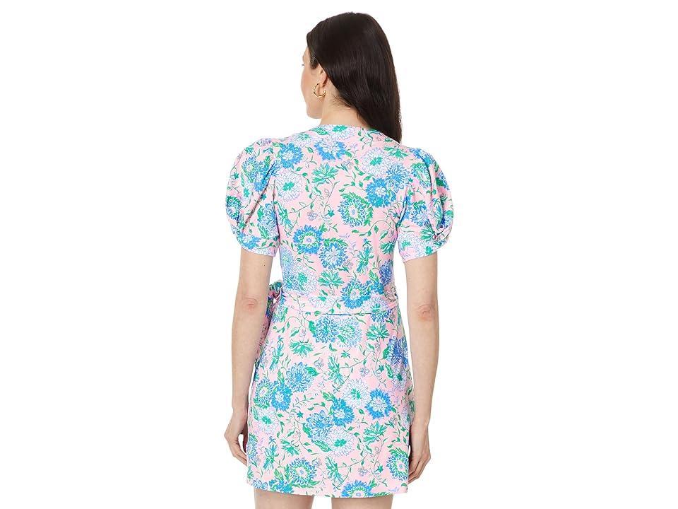 Womens Sailynn Floral Puff-Sleeve Romper Product Image