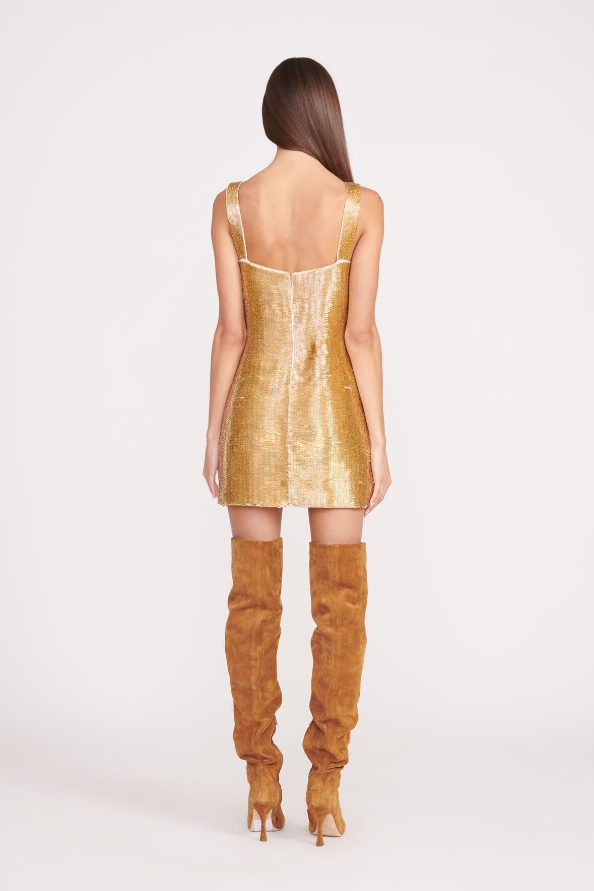 EVIE DRESS | GOLD Product Image