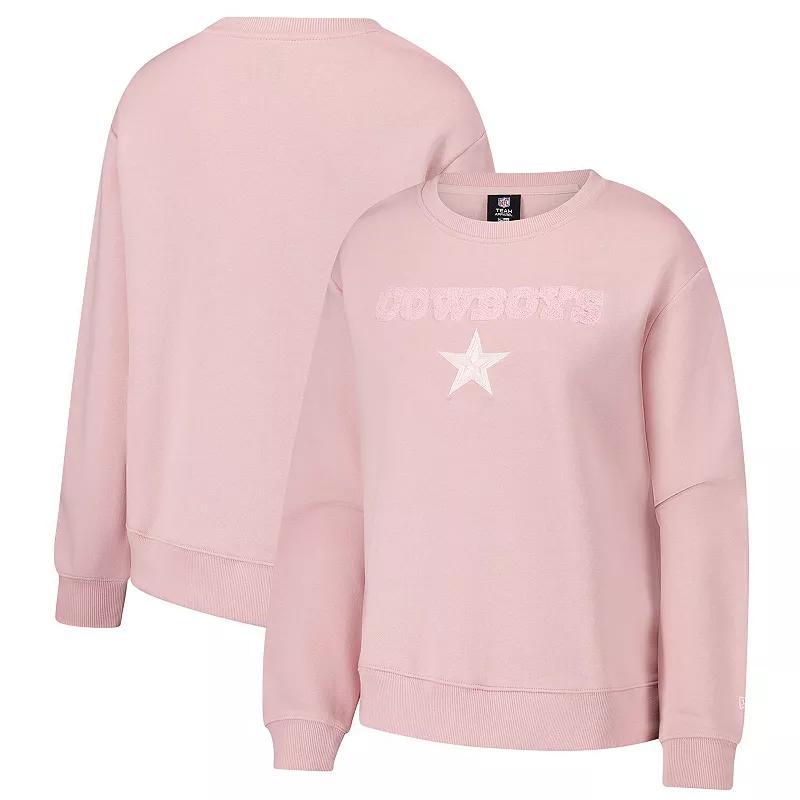 Womens New Era Dallas Cowboys Cozy Pullover Sweatshirt product image