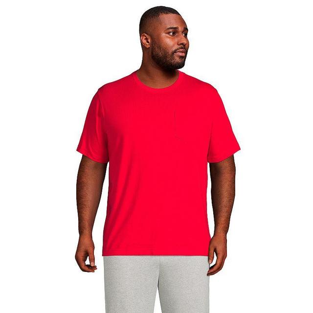 Big & Tall Lands End Super-T Pocket Tee, Mens Product Image