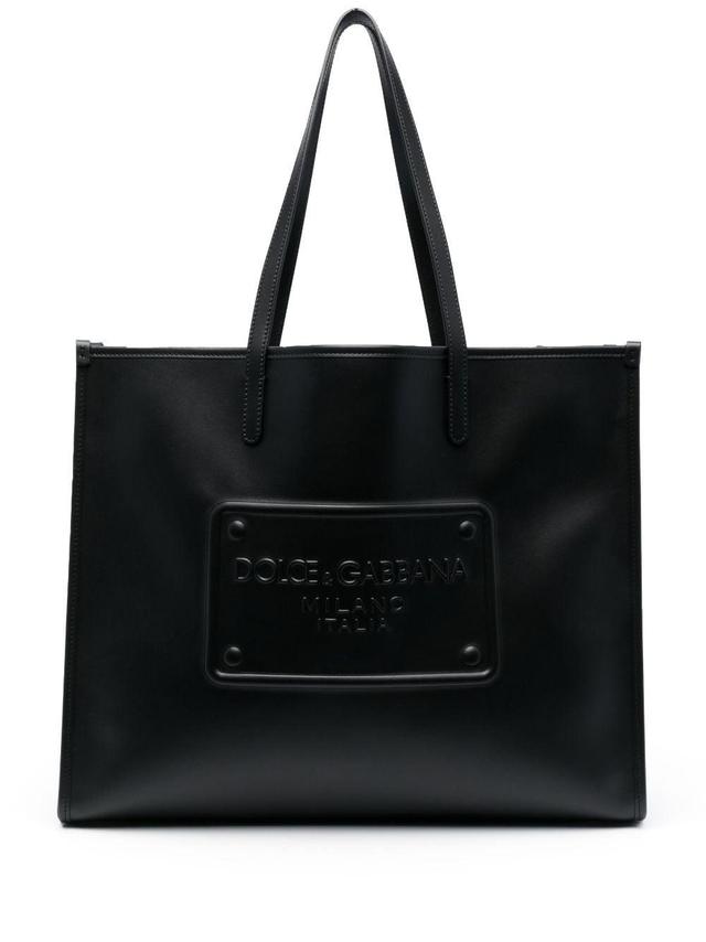 Logo Embossed Bag In Black Product Image