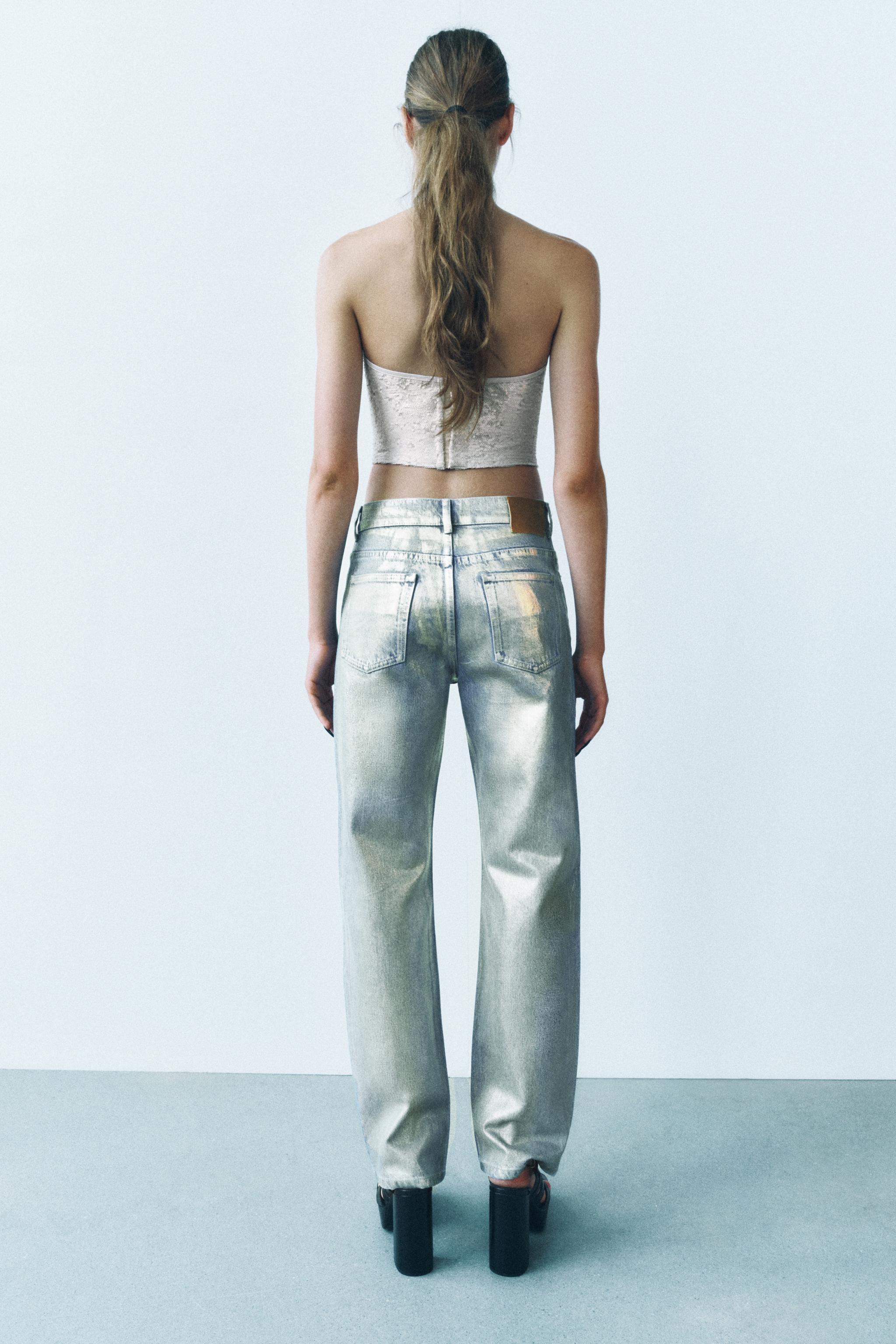 JEANS ZW COLLECTION RELAXED MID WAIST FOIL ZW COLLECTION Product Image