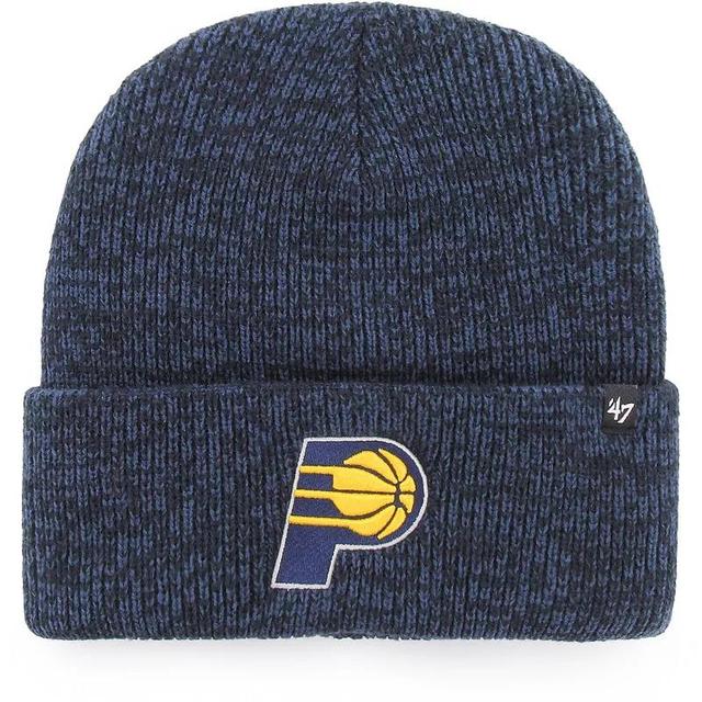 Mens 47 Indiana Pacers Brain Freeze Cuffed Knit Hat, Blue Product Image