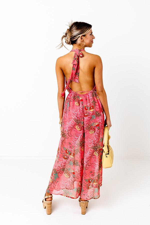 Tell Me Something Good Floral Jumpsuit Product Image