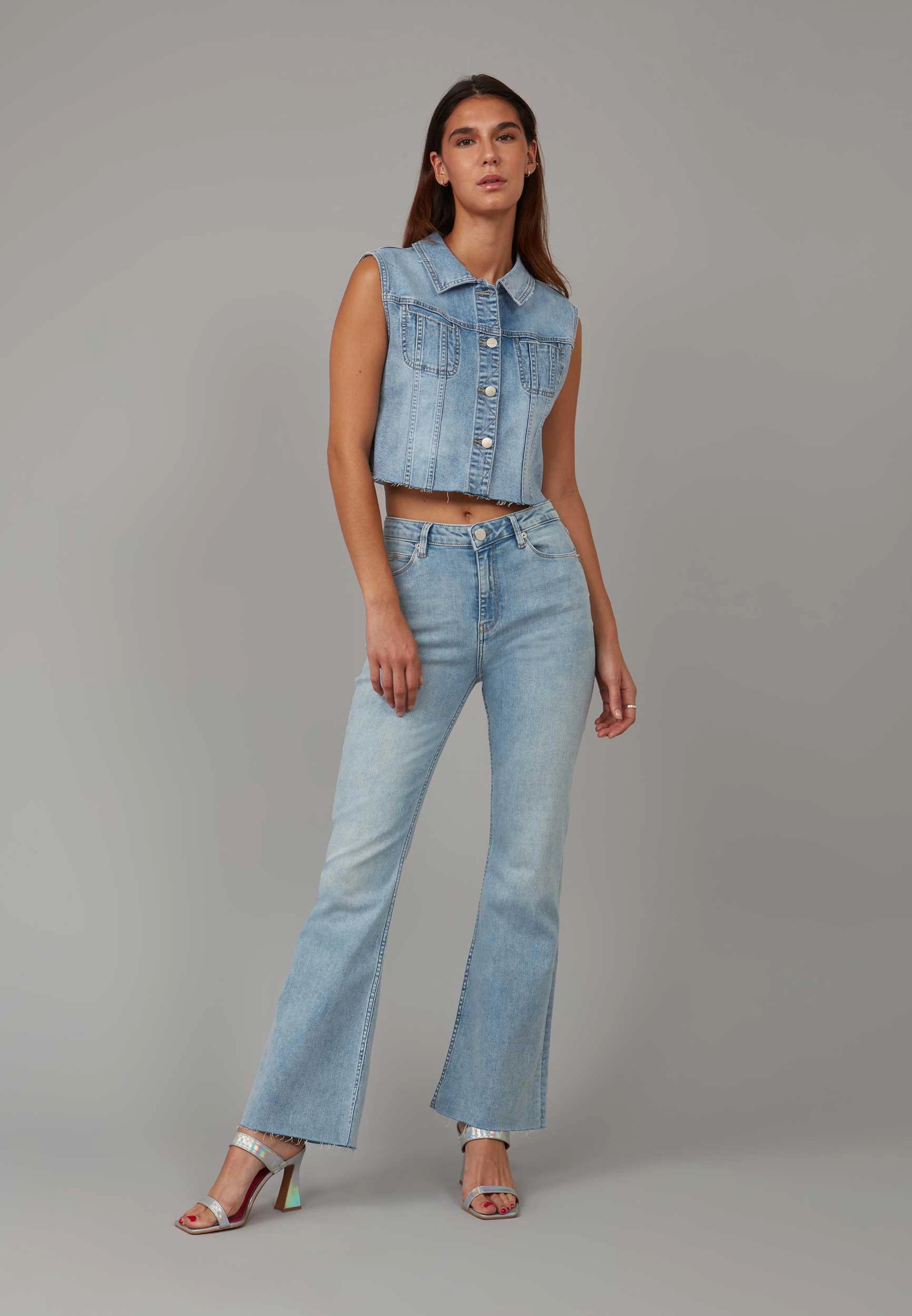 Lola Jean Alice High Rise Flare Jean Product Image