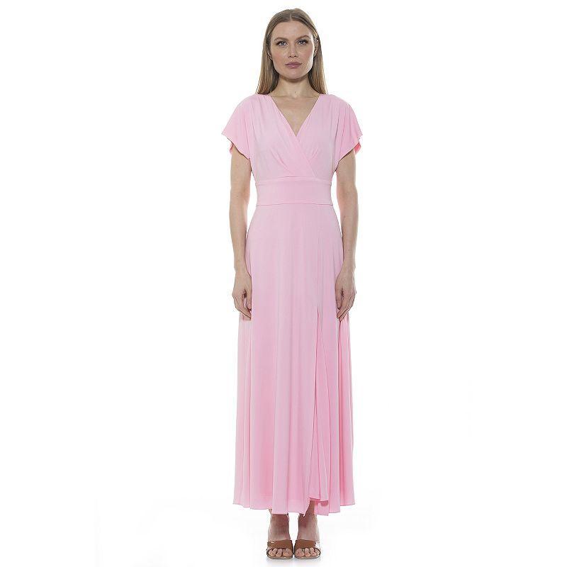 Womens ALEXIA ADMOR Brielle Surplice Maxi Dress product image