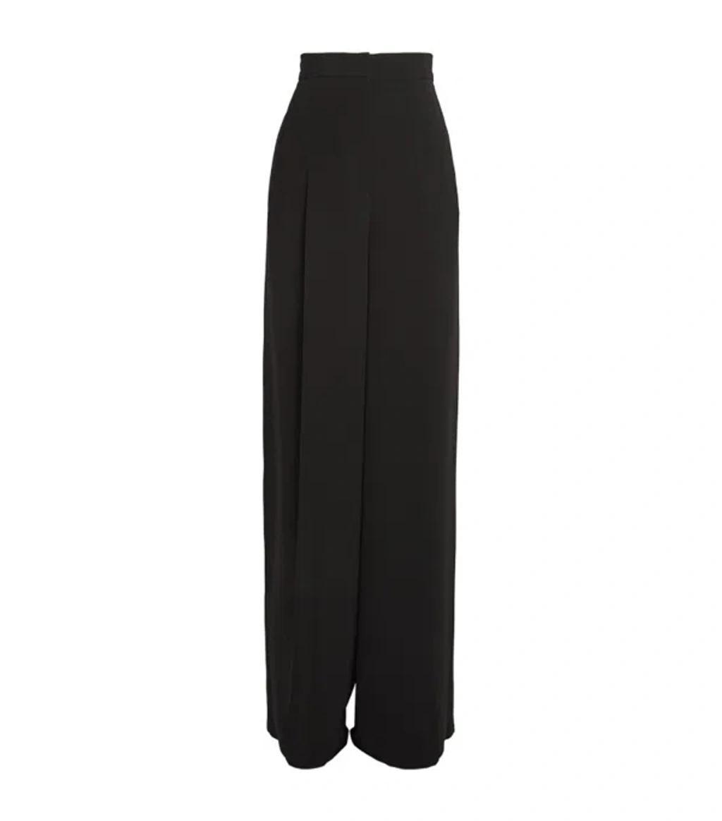 MAX MARA Lino Cady Wide Pants In Black product image