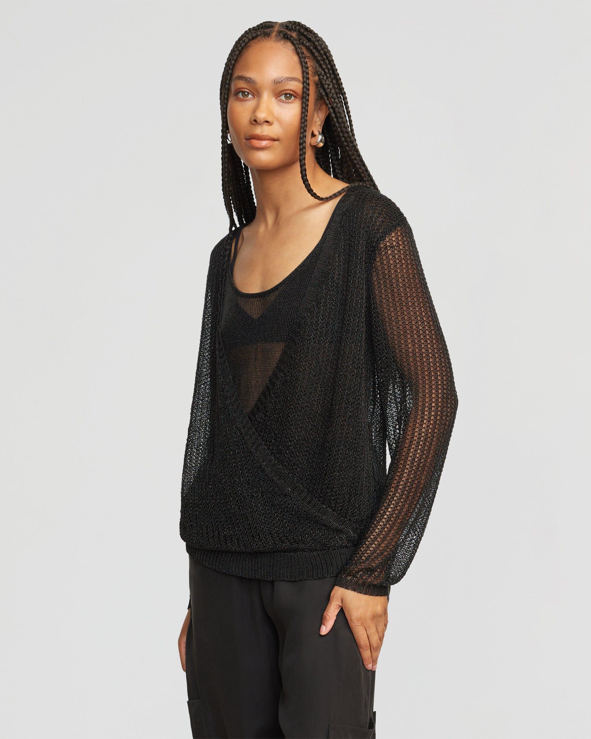 Trini Reversible Lurex Sweater Product Image