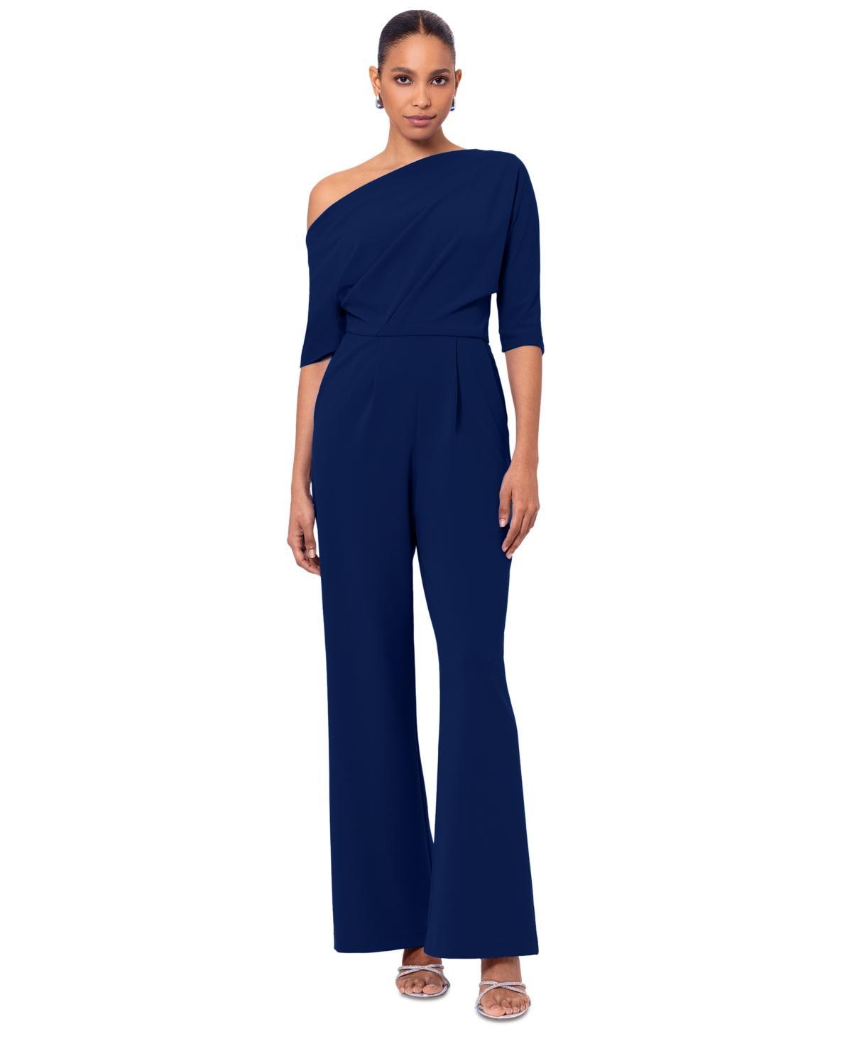 Betsy & Adam Womens One-Shoulder Jumpsuit Product Image