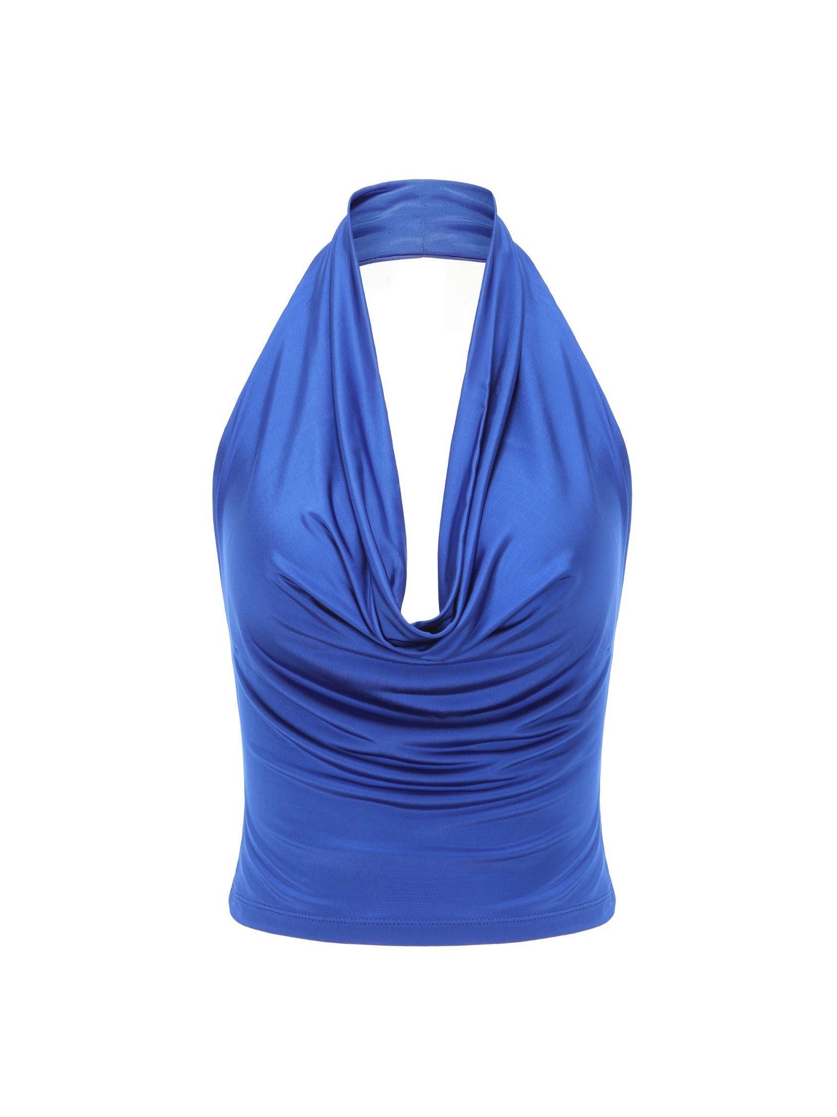 Jennifer Top (Blue) (Final Sale) Product Image