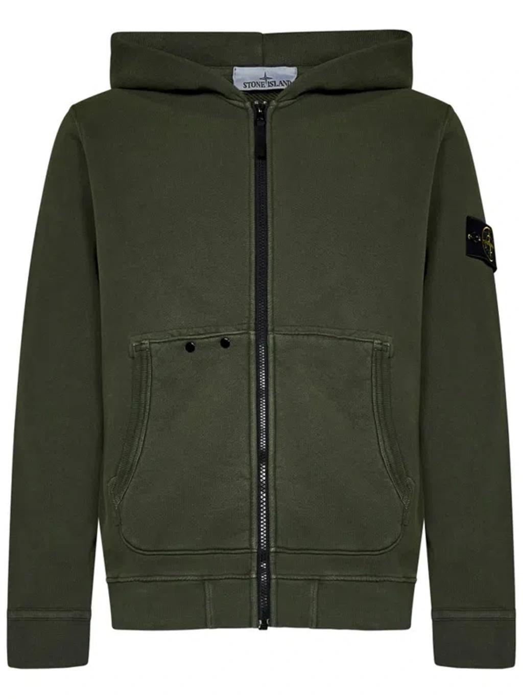 STONE ISLAND Sweatshirt In Green Product Image