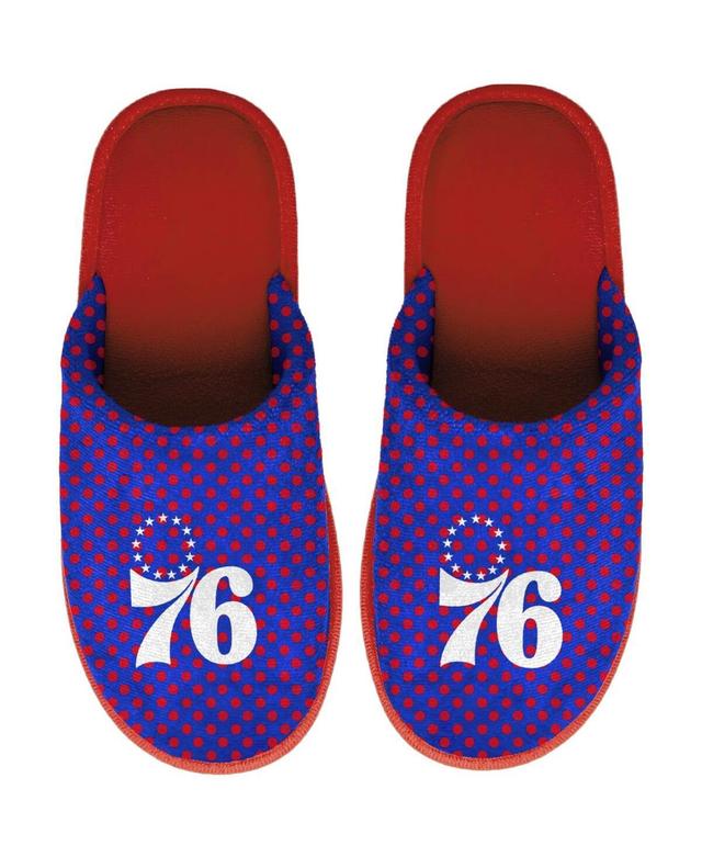 Womens FOCO Philadelphia 76ers Big Logo Scuff Slippers Product Image