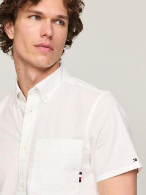 Slim Fit Short-Sleeve Poplin Shirt Product Image