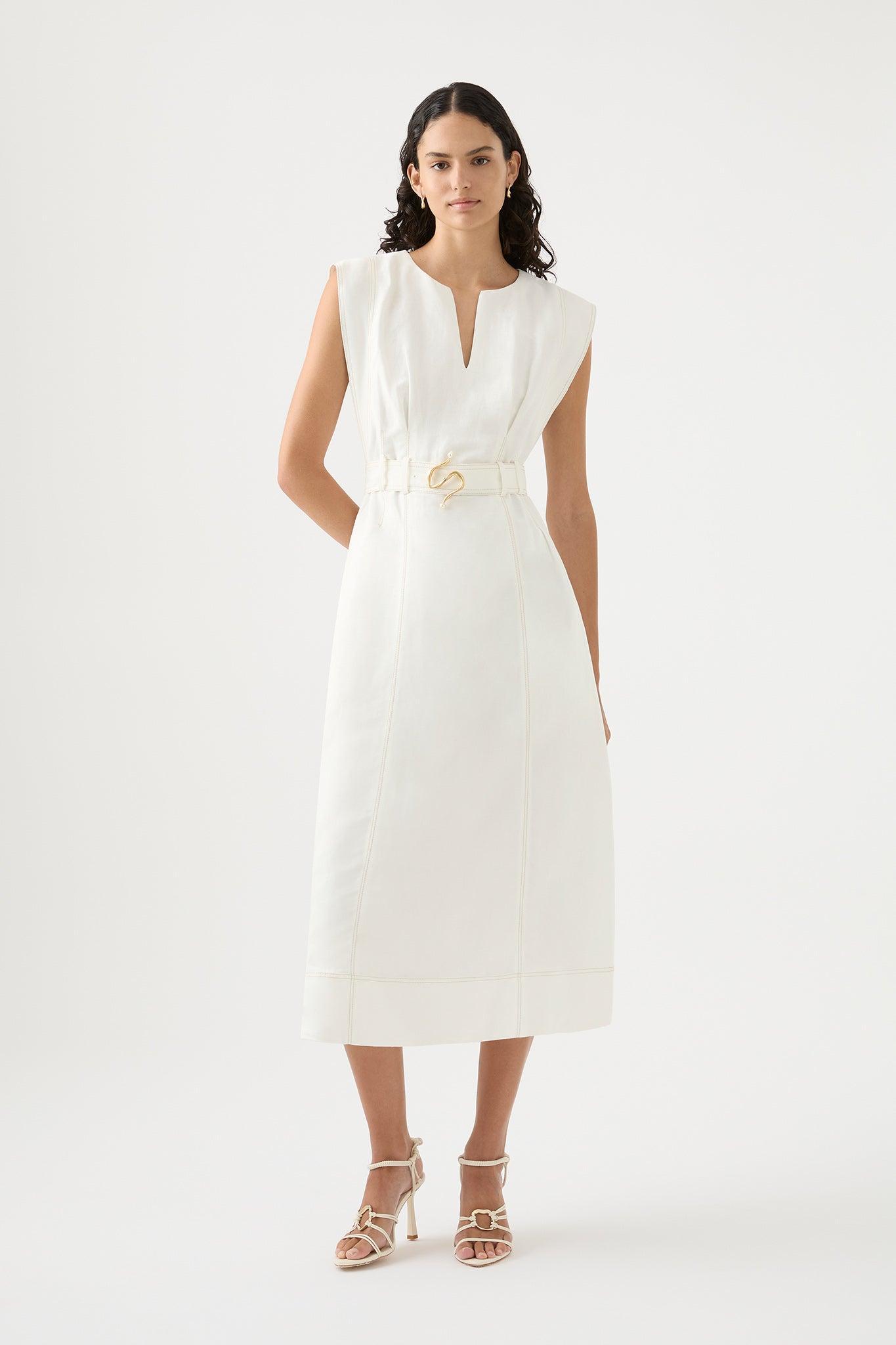 Beacon Structured Midi Dress Product Image