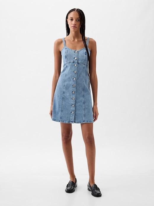 Denim Mini Dress Product Image