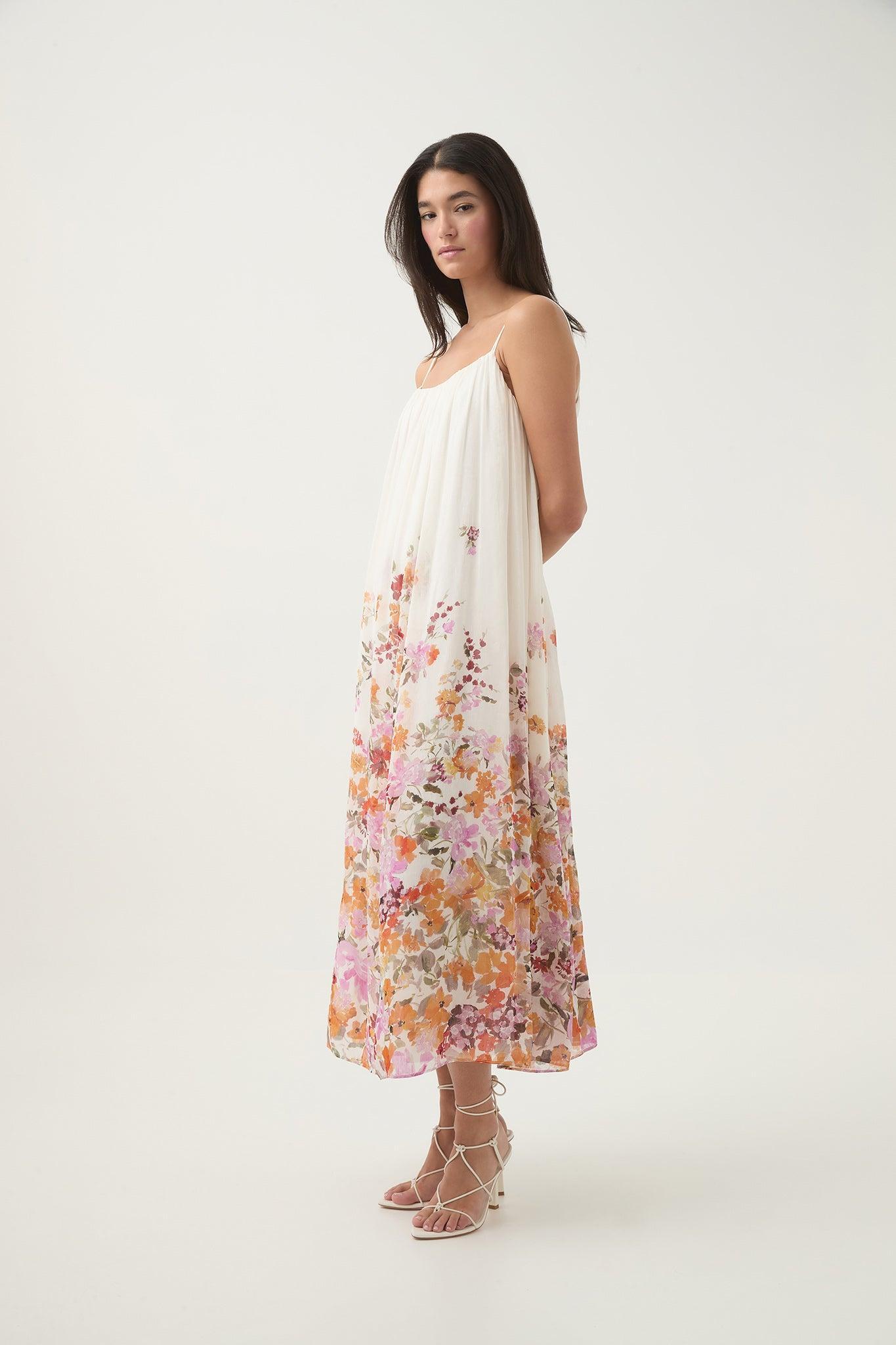 Boeri Border Print Midi Dress Product Image