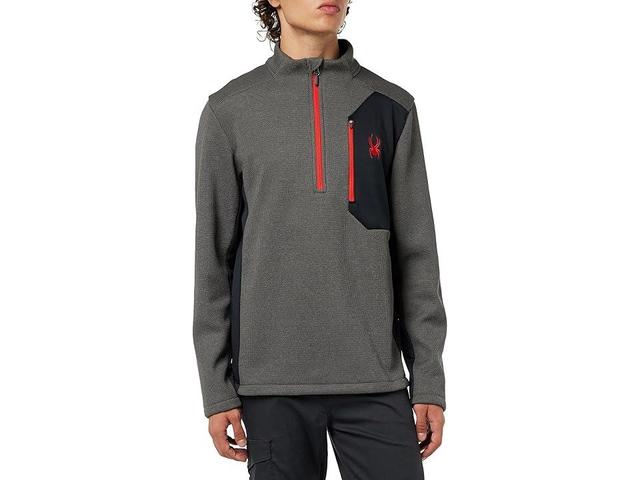 Spyder Bandit 1/2 Zip (Polar) Men's Clothing Product Image