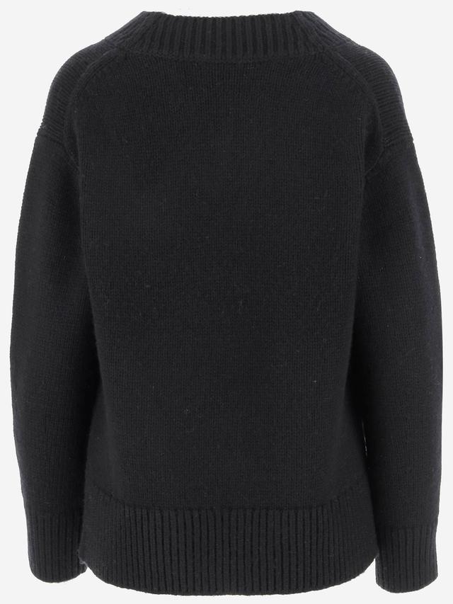 VINCE Wool Blend Sweater In Black Product Image