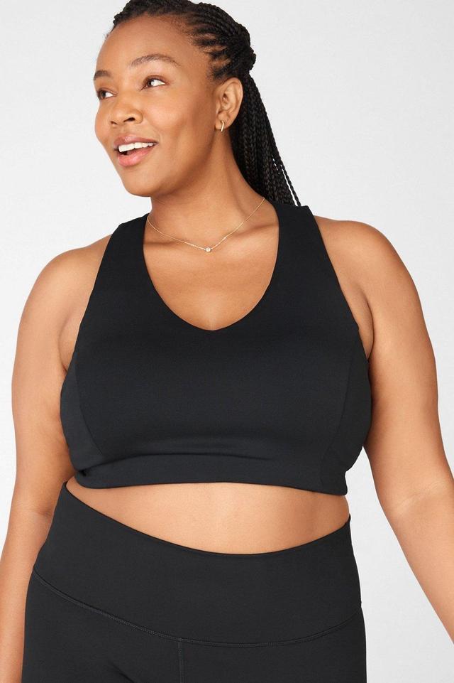 Fabletics Kessler High Impact Sports Bra Womens black plus Size 4X Product Image