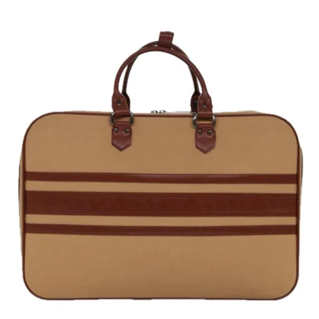 Yves  Beige Canvas Travel Bag () Product Image