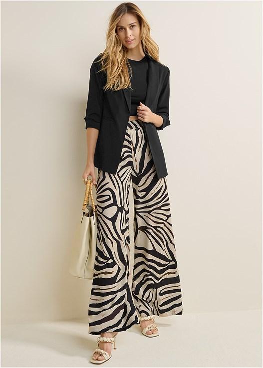 High-Waist Wide Leg Pants Product Image