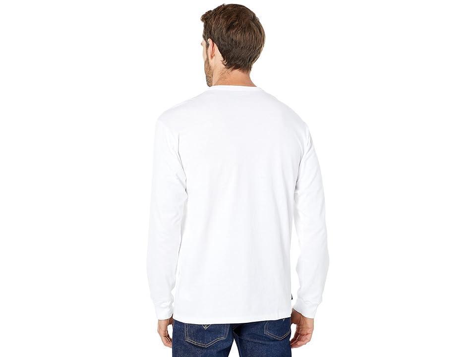 Vans Off The Wall Classic Long Sleeve Tee (White) Product Image