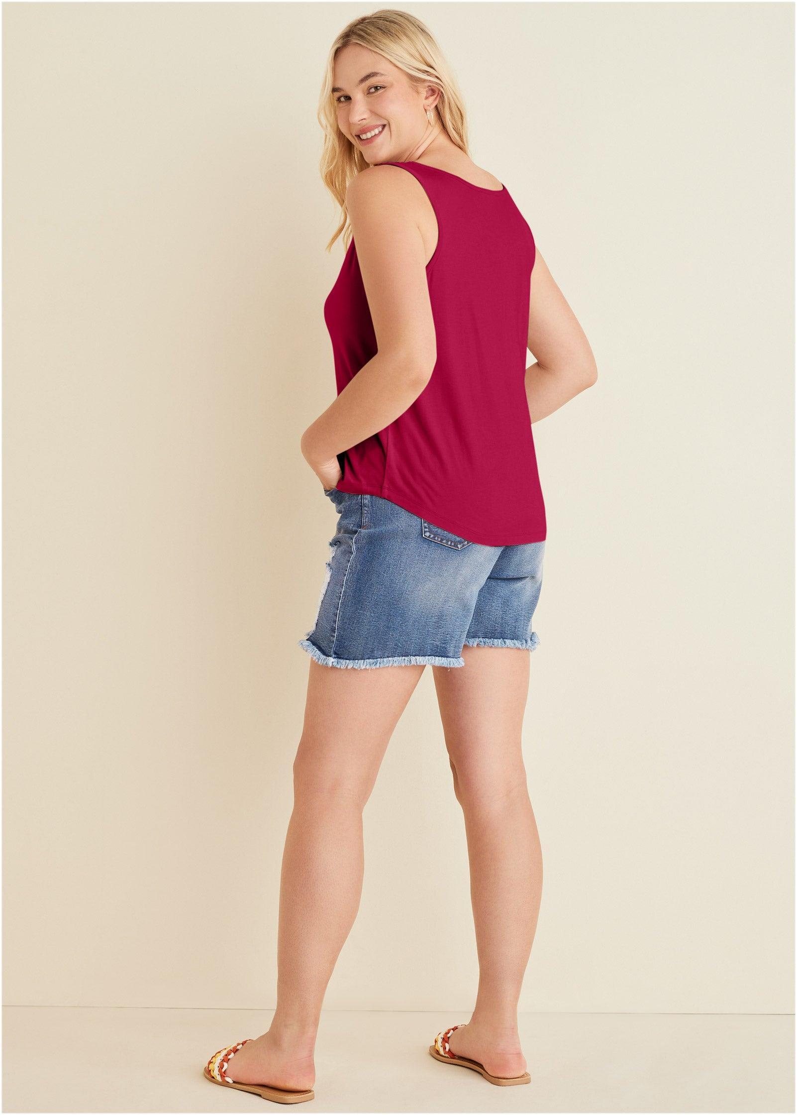 Scoop Neck Tank - Red product image