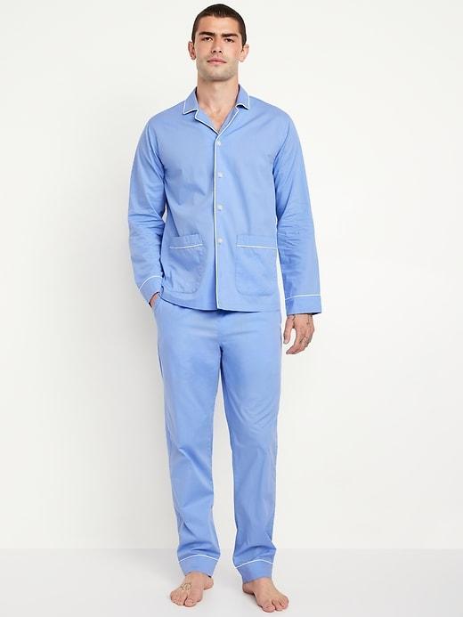 Classic Poplin Pajama Set Product Image