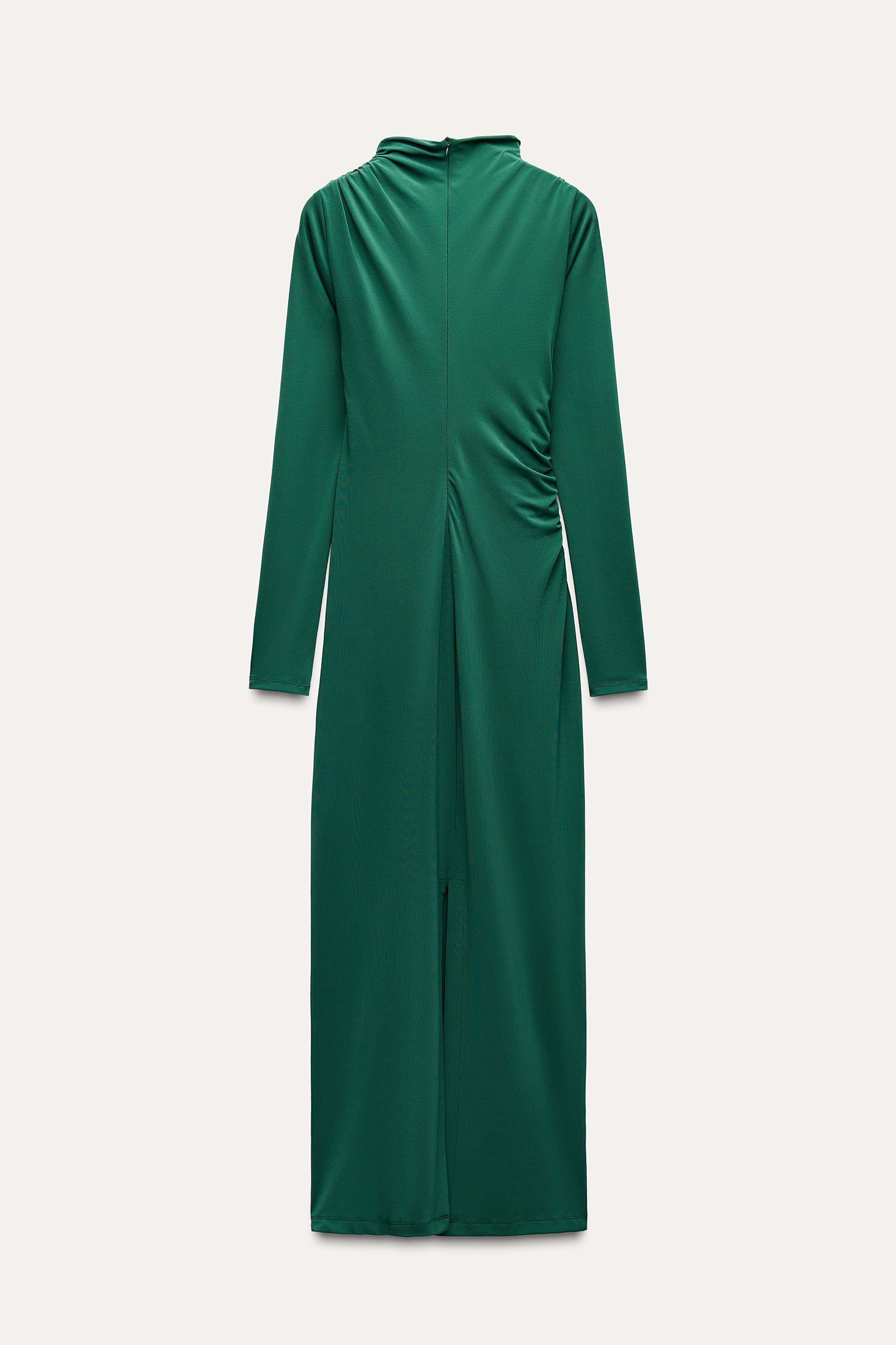 DRAPED MIDI DRESS Product Image