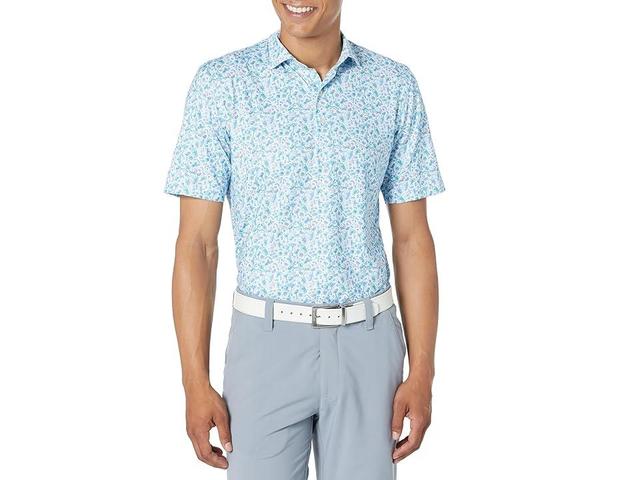 johnnie-O Hendrick Performance Golf Polo (Maliblu) Men's Clothing Product Image