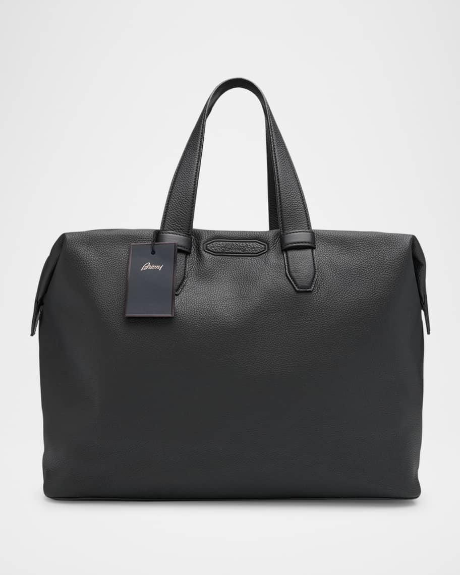 Men's Grained Leather Duffel Bag Product Image