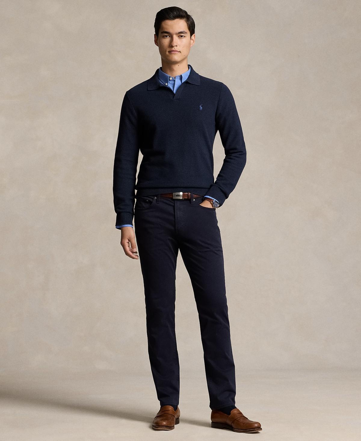 Polo Ralph Lauren Mens Varick Slim Straight Stretch Sateen Pants Product Image