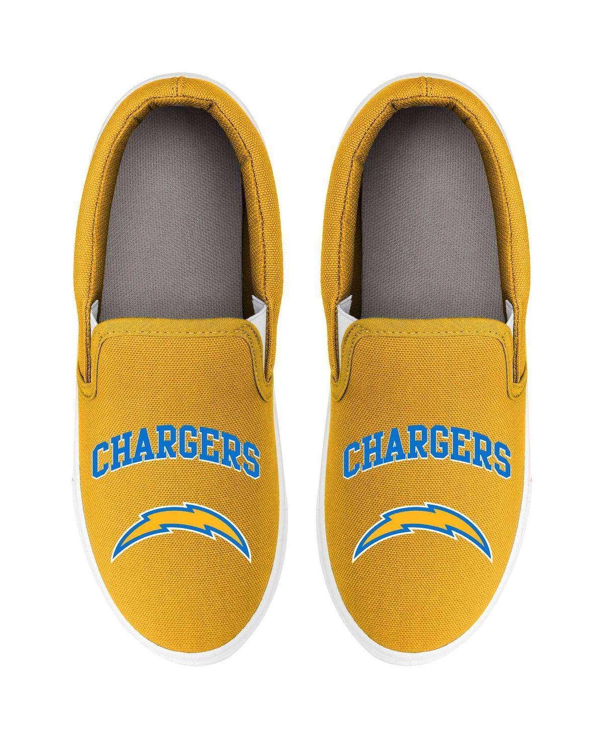 Womens Foco Los Angeles Chargers Big Logo Slip-On Sneakers Product Image