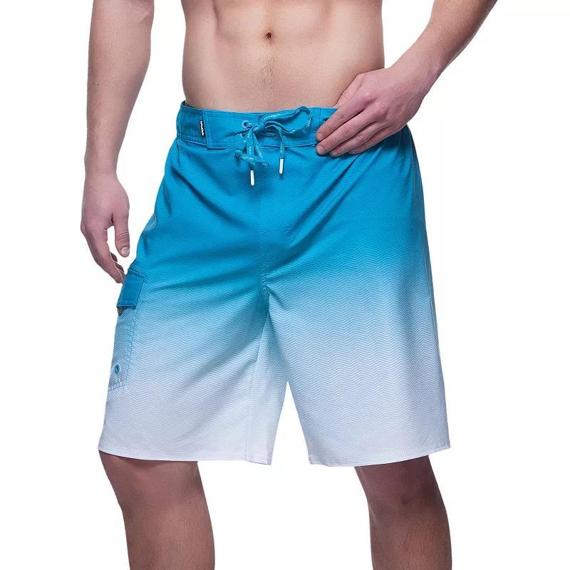 Mens 9 No Mesh Liner Board Shorts Elastic Waist Quick Dry Swim Trunks, up to Size 2XL Product Image