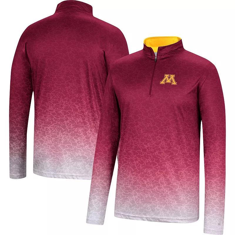 Mens Colosseum Maroon Minnesota Golden Gophers Walter Quarter-Zip Windshirt Product Image