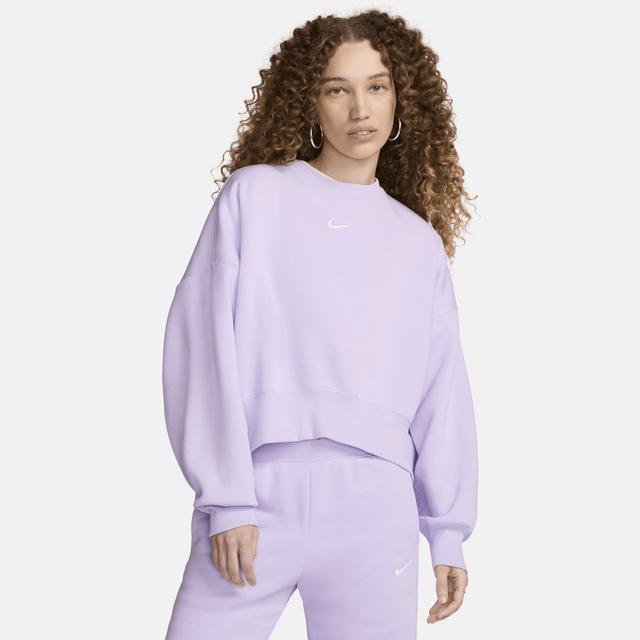 Womens Nike Sportswear Phoenix Fleece Over-Oversized Crew-Neck Sweatshirt Product Image