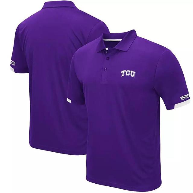 Mens Colosseum TCU Horned Frogs Logo Santry Polo Product Image