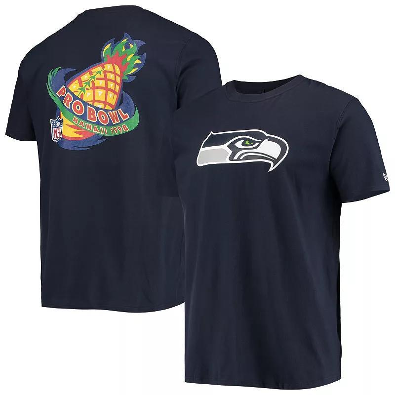 Mens New Era College Seattle Seahawks 1998 Pro Bowl T-Shirt Blue Product Image