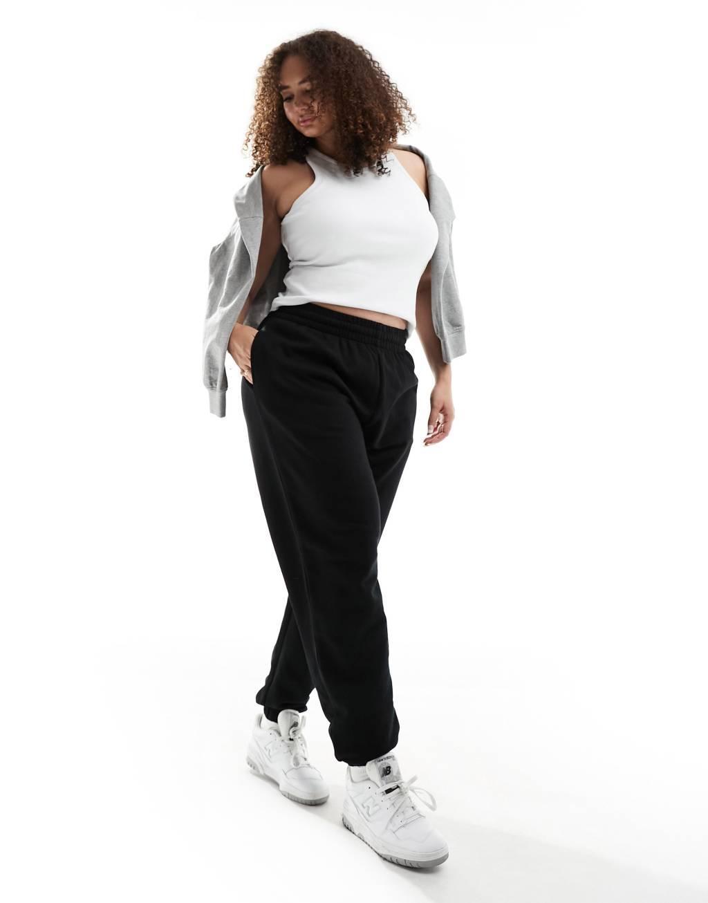 Yours sweatpants in black Product Image