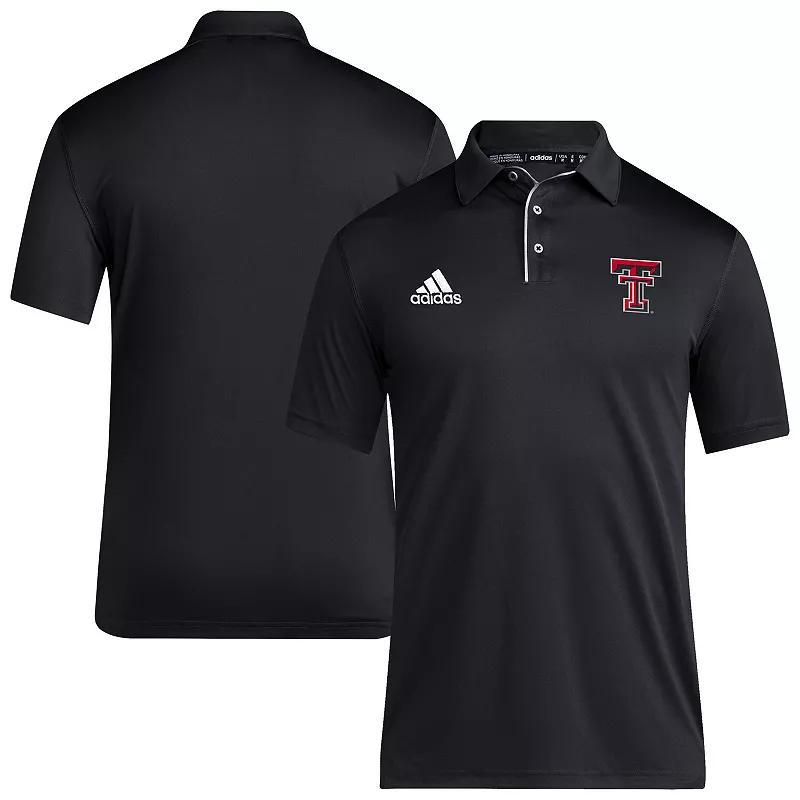 Mens adidas Texas Tech Red Raiders 2024 Coaches AEROREADY Polo Product Image