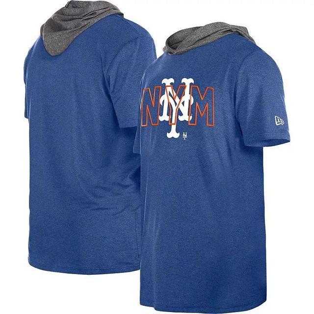 Mens New Era Royal New York Mets Team Hoodie T-Shirt Product Image