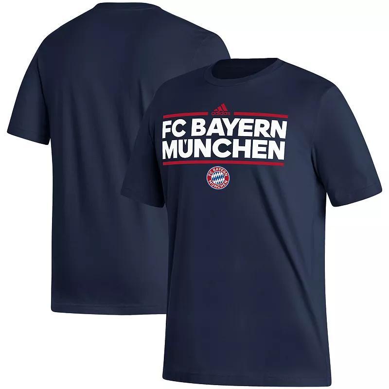 Mens adidas Navy Bayern Munich Dassler T-shirt Product Image