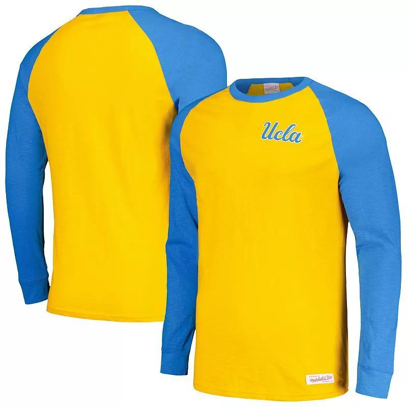 Mens Mitchell & Ness UCLA Bruins Legendary Slub Raglan Long Sleeve T-Shirt Product Image