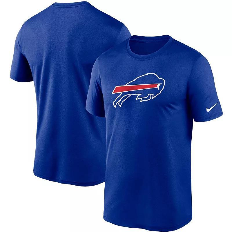 Mens Nike Royal Buffalo Bills Wordmark Legend Performance T-shirt Product Image