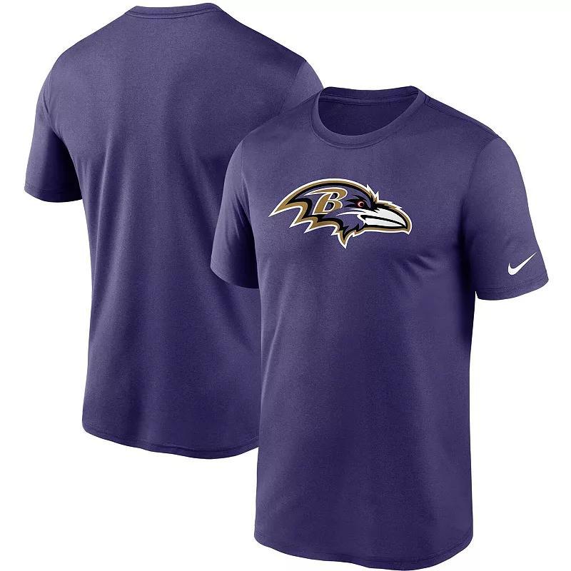 Mens Nike Purple Baltimore Ravens Logo Essential Legend Performance T-Shirt Product Image