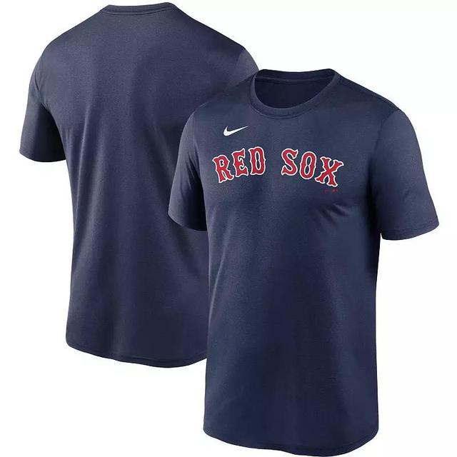 Nike Mens Nike Red Sox Wordmark Legend T-Shirt - Mens Navy/Navy Product Image