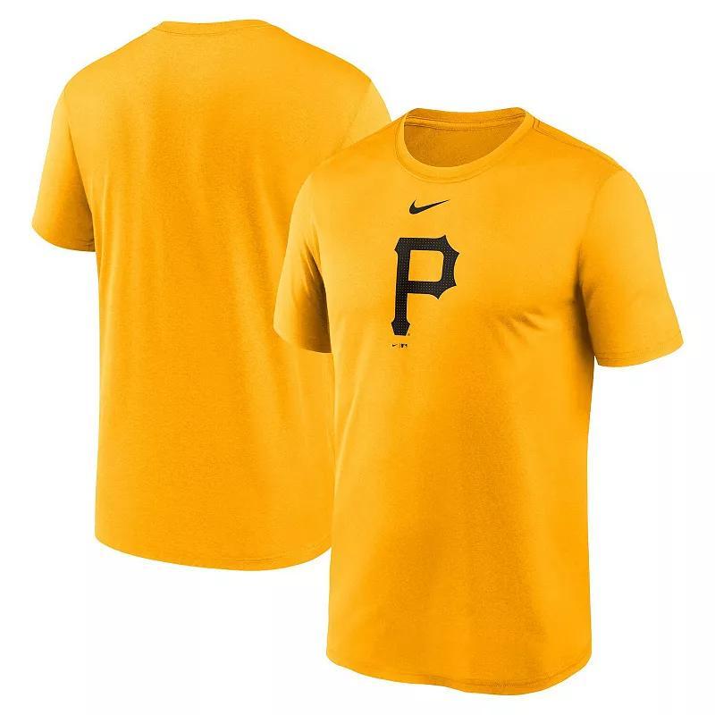 Mens Nike Gold Pittsburgh Pirates Legend Fuse Large Logo Performance T-Shirt Product Image